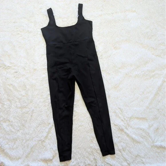 Blackmilk Lace Up Push It Underbust Corset Black Catsuit Jumpsuit Size XL - Picture 9 of 16